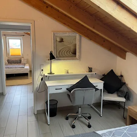 Spacy 3 Bedroom Sleeping Couch Work&travel Close To Heidelberg *